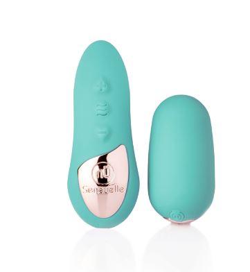 Sensuelle Remote Control Petite Egg Vibrator Teal Blue - Seductions Store