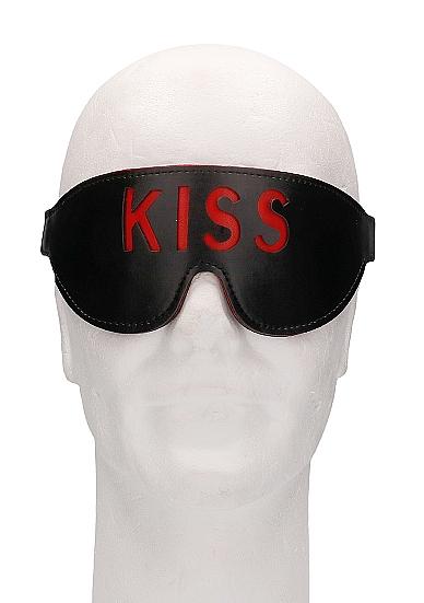 Ouch! Blindfold Kiss Black O-S - Seductions Store