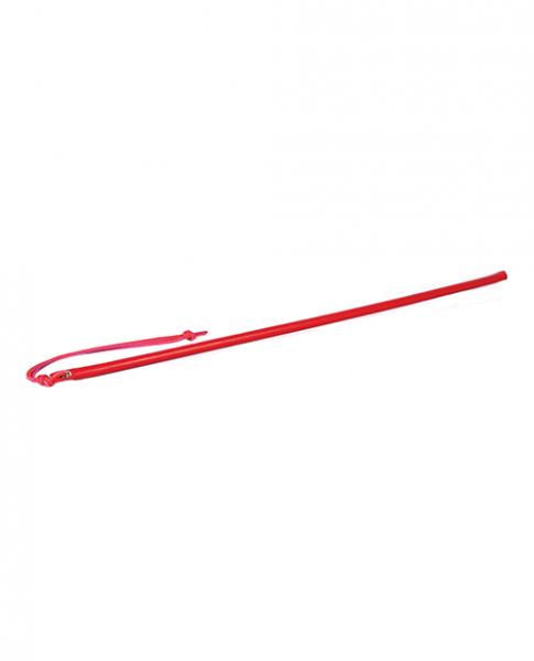 24 Leather Wrapped Cane Red "