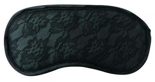 Midnight Lace Blindfold Black O-S - Seductions Store